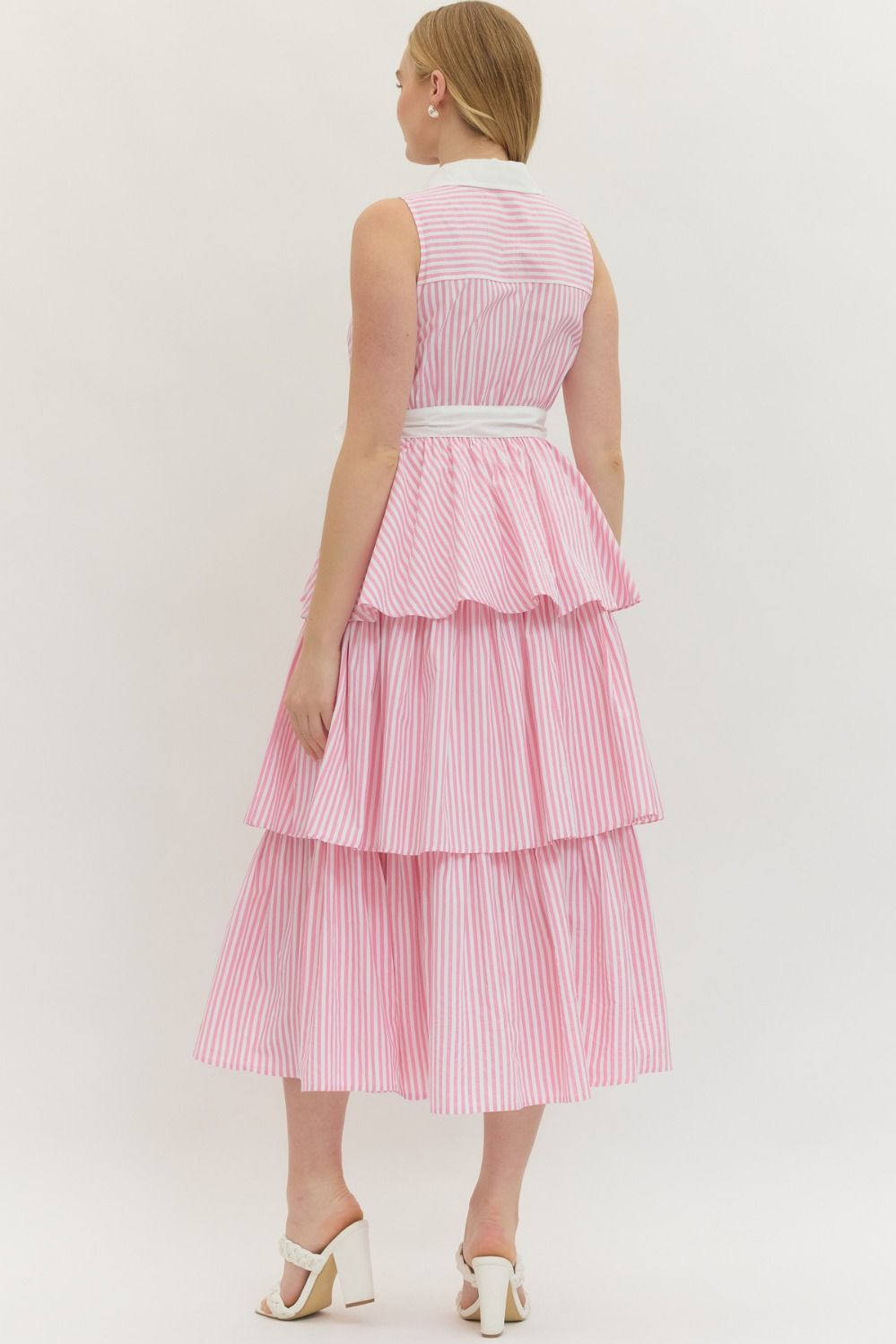 Sunday Brunch Stripe Dress By Entro