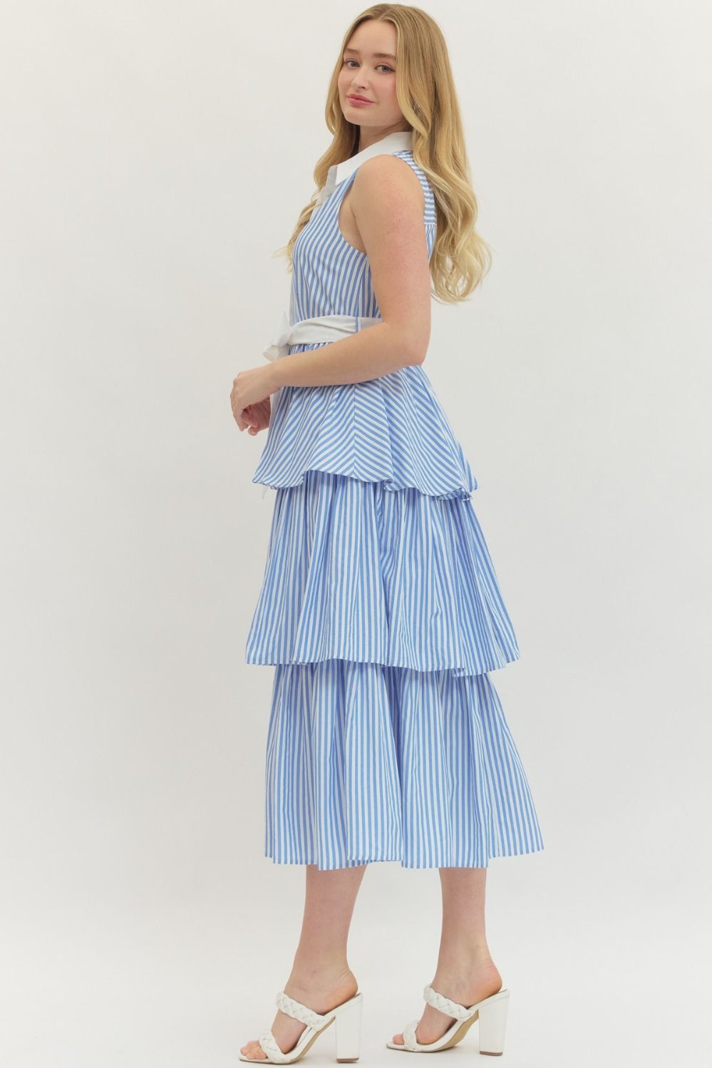 Sunday Brunch Stripe Dress By Entro