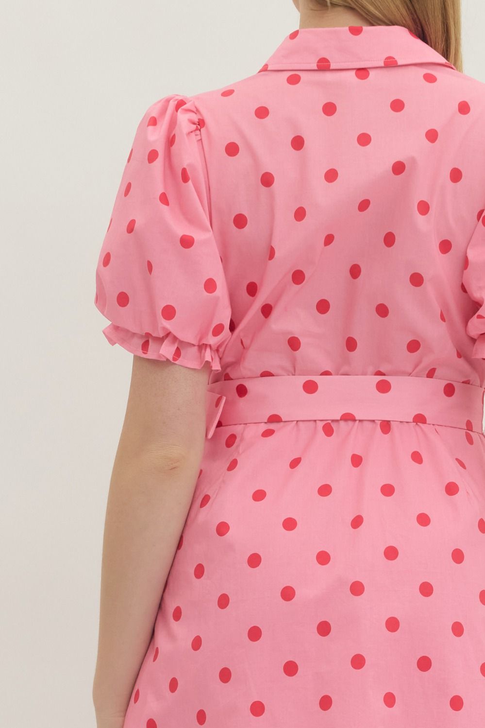 Sunny Side Polka Dress By Entro