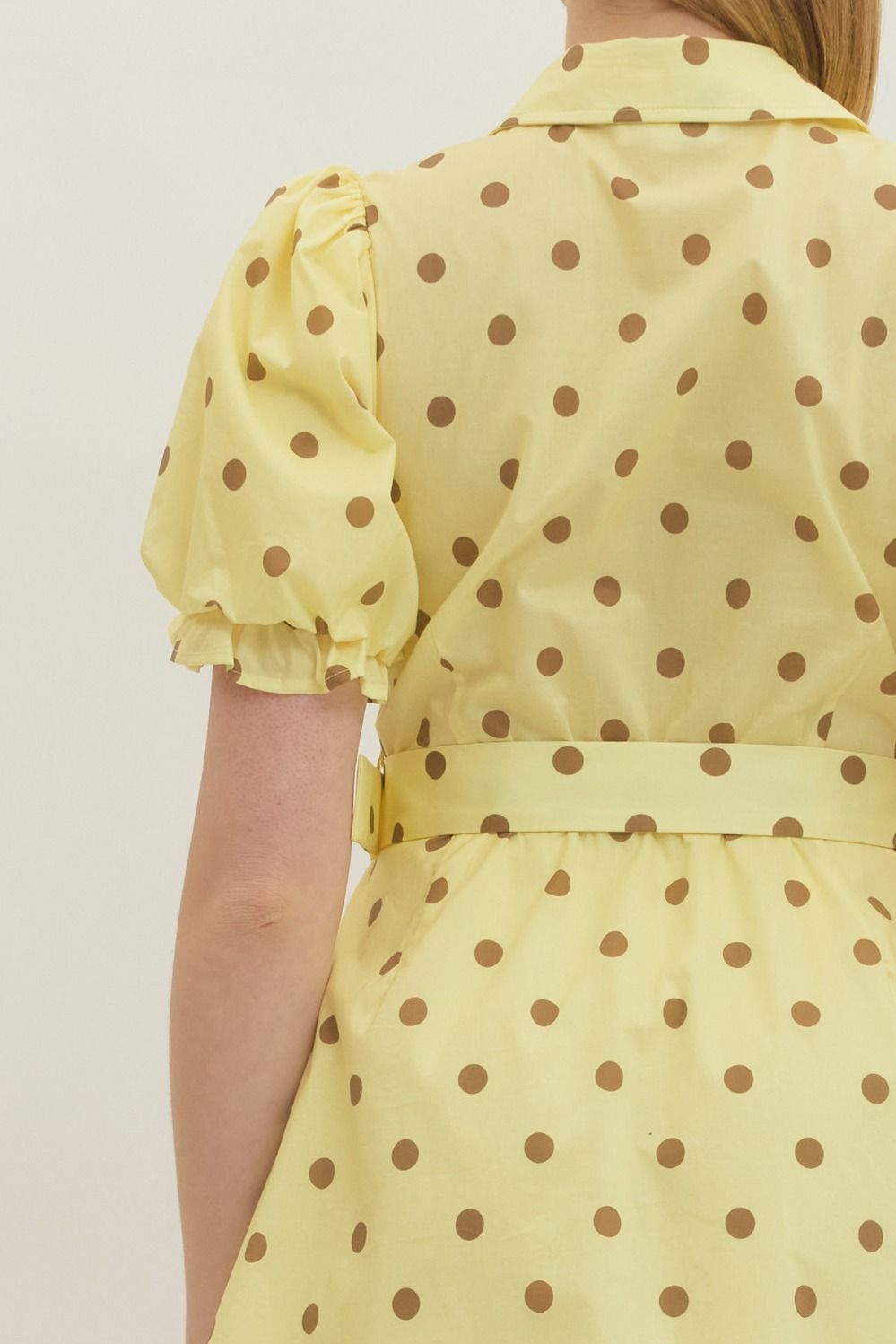 Sunny Side Polka Dress By Entro