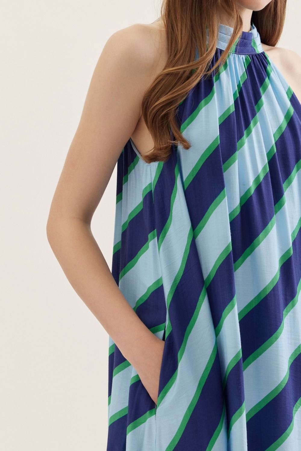 Coastal Current Maxi Dress By Entro