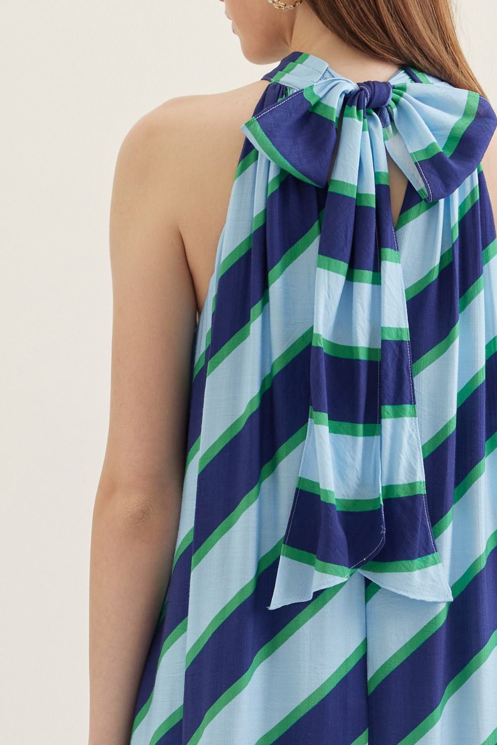 Coastal Current Maxi Dress By Entro