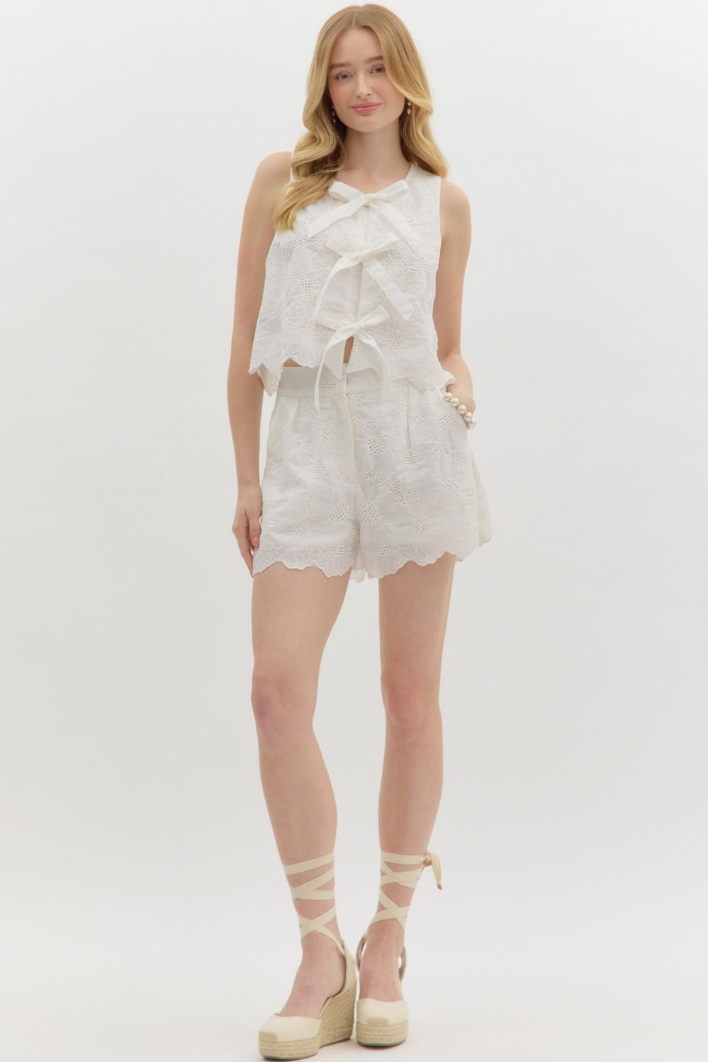 The Ivory Romance Top By Entro