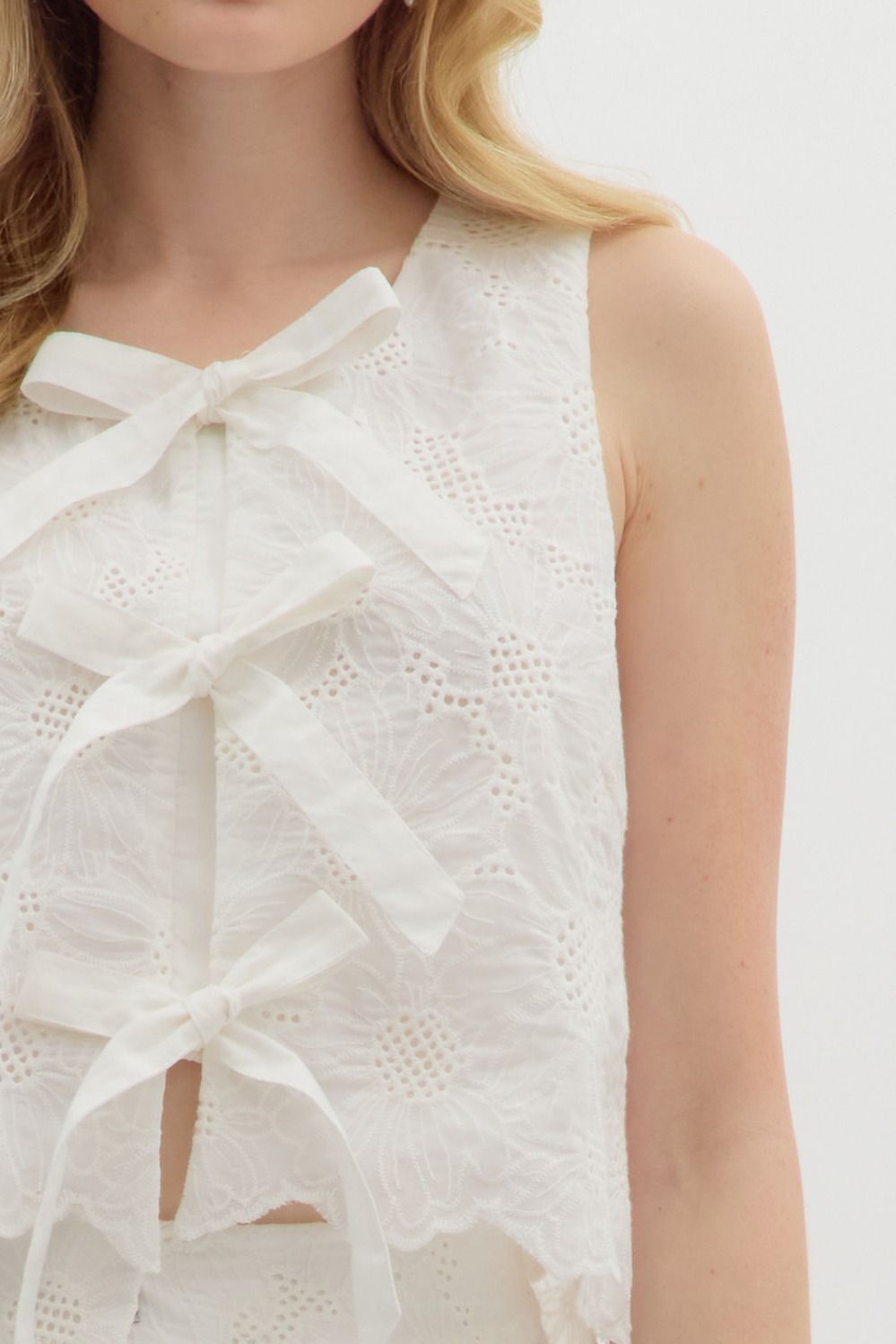 The Ivory Romance Top By Entro