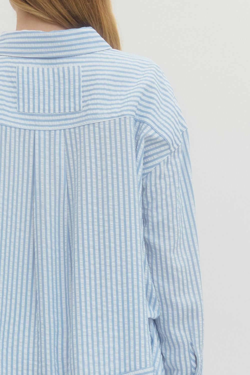 Salt & Sunshine Striped Button Down By Entro