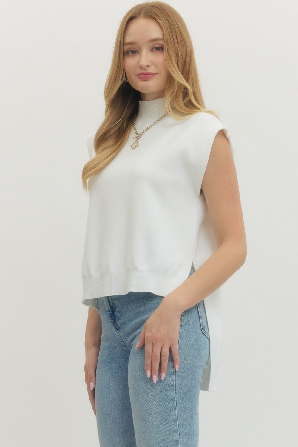 Pure Meadow Knit Sleeveless Top By Entro