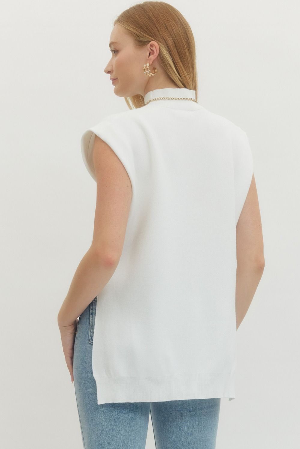 Pure Meadow Knit Sleeveless Top By Entro