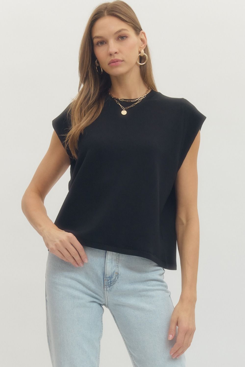 DG The Soft Spoken Shoulder Tee By Entro