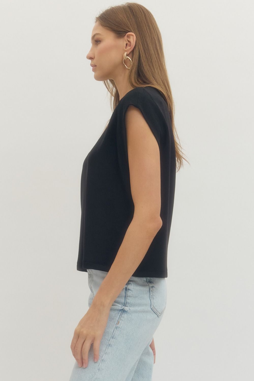 DG The Soft Spoken Shoulder Tee By Entro