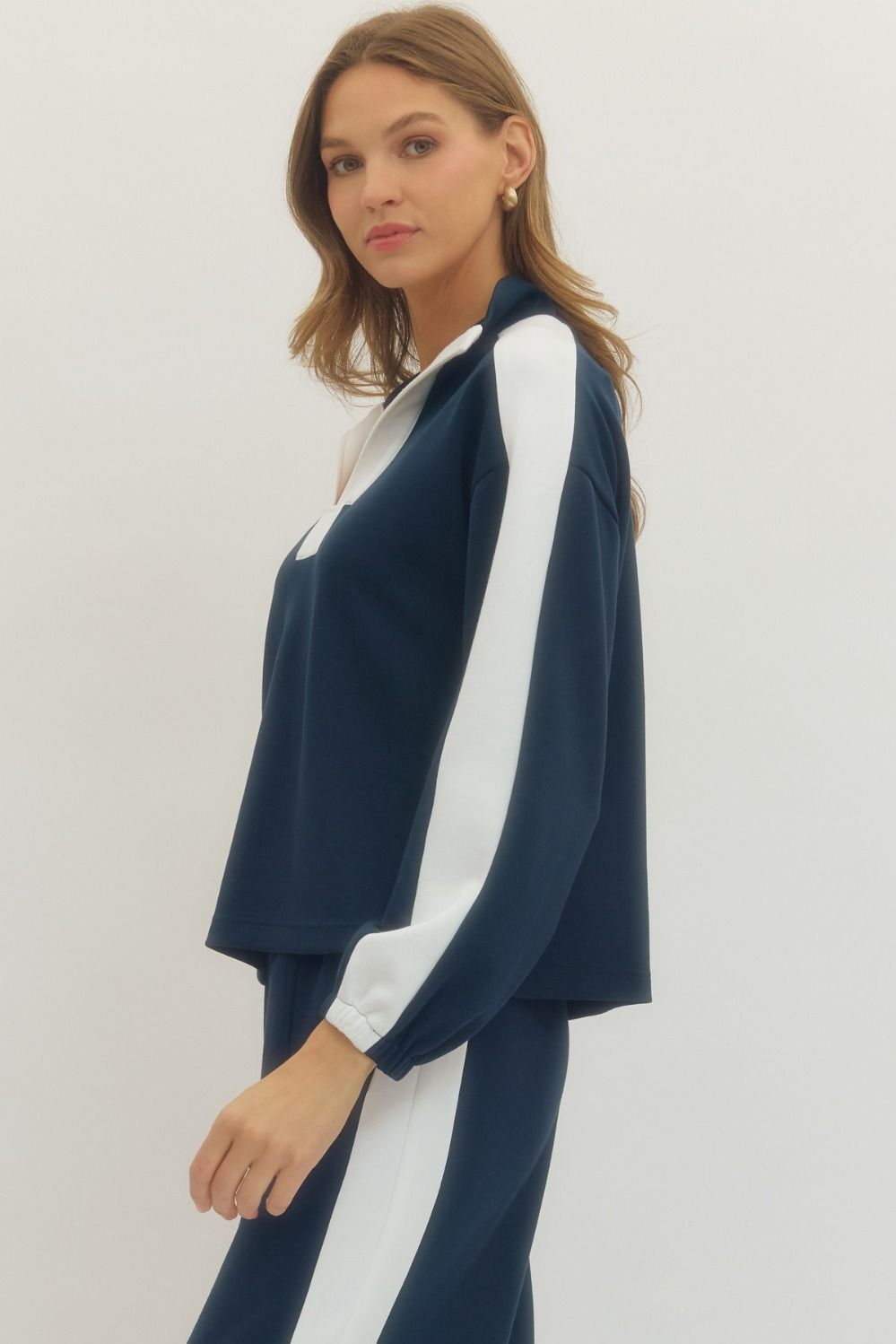 Destination Chic Color block Shirt By Entro