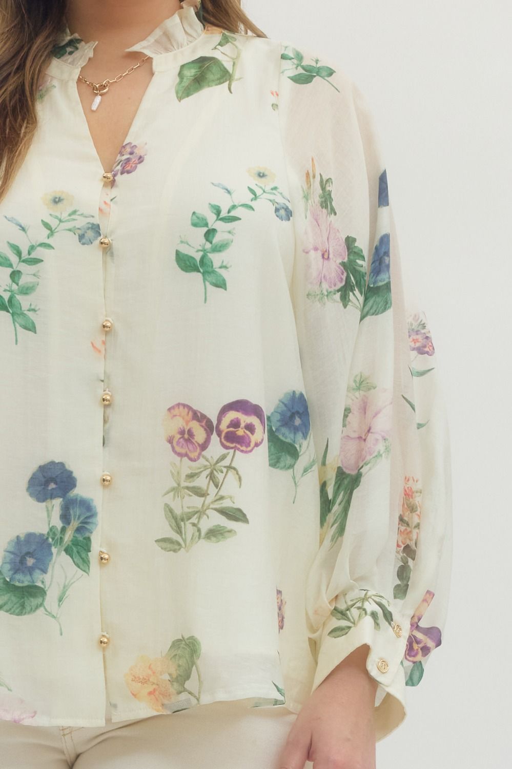 Secret Garden Soft Bloom Top By Entro