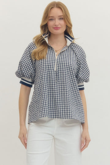 Check Me Out Puff Sleeve Top By Entro