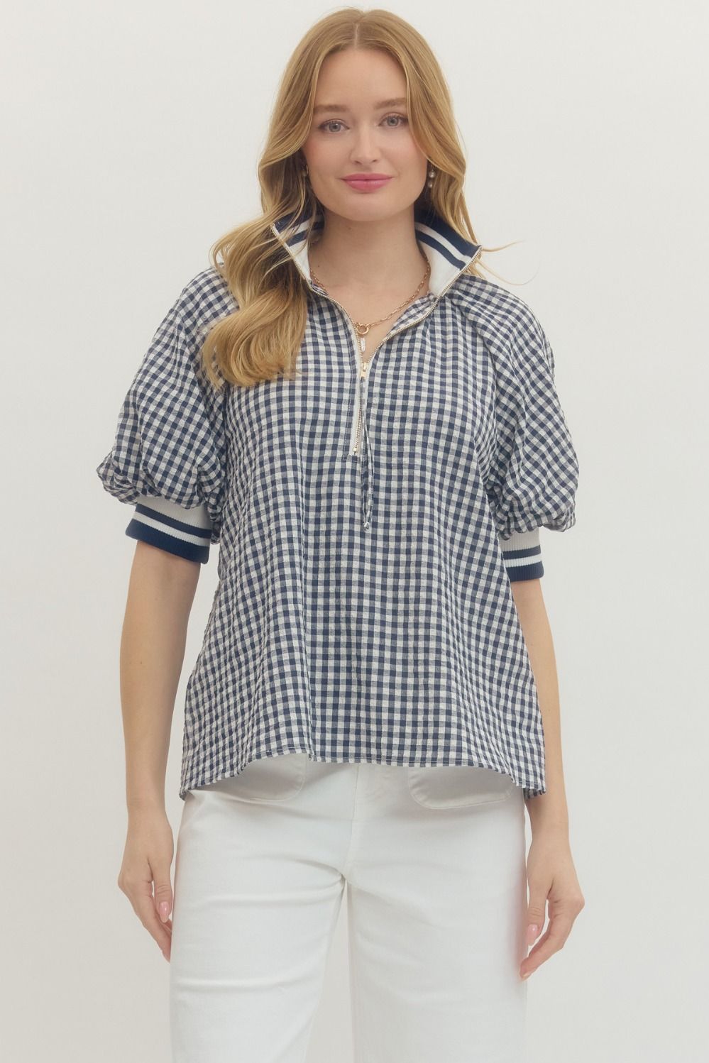 Check Me Out Puff Sleeve Top By Entro