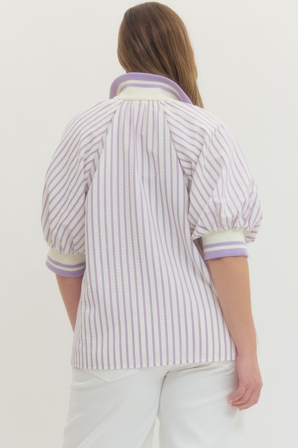CURVE Violet Charm Blouse By Entro
