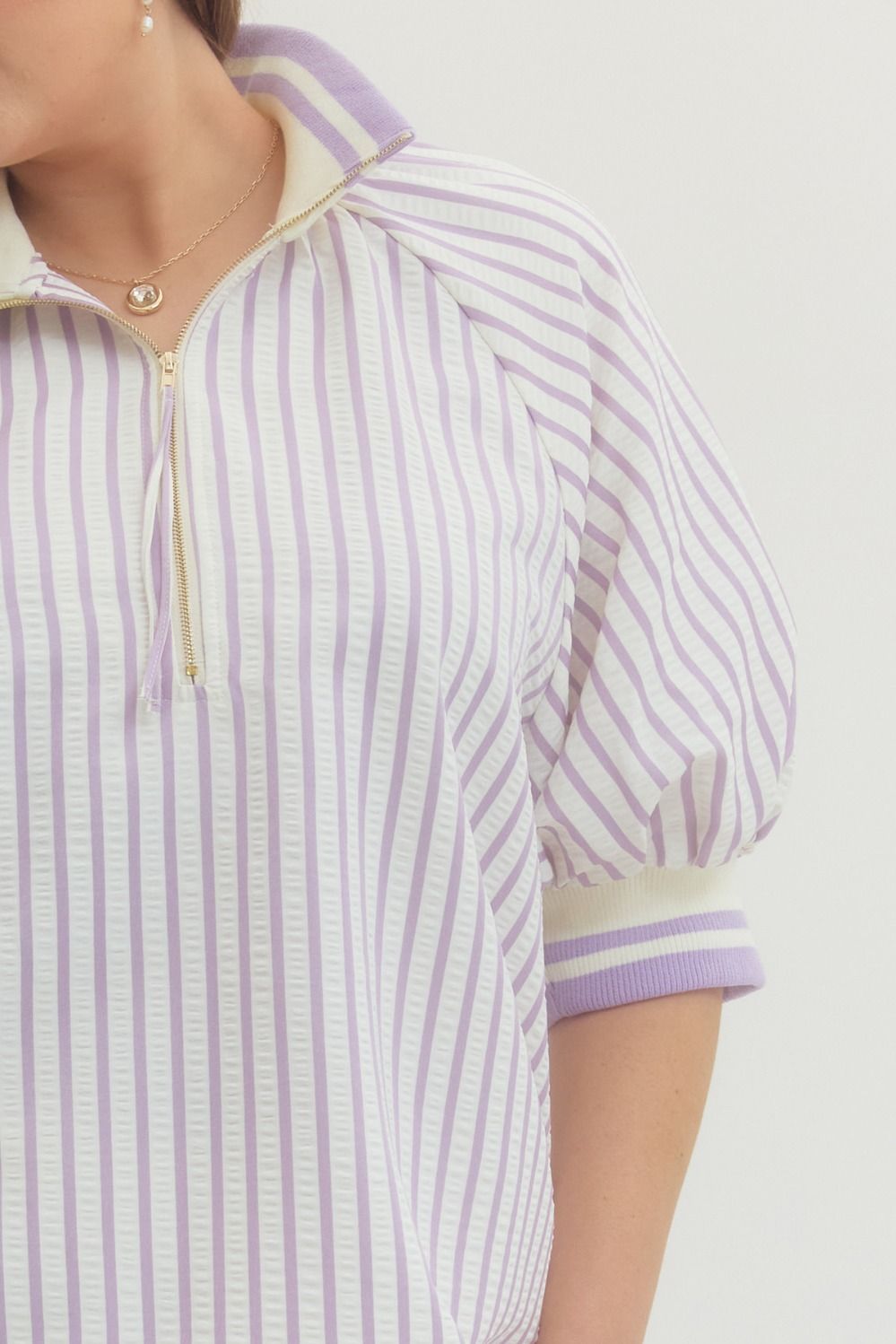 CURVE Violet Charm Blouse By Entro