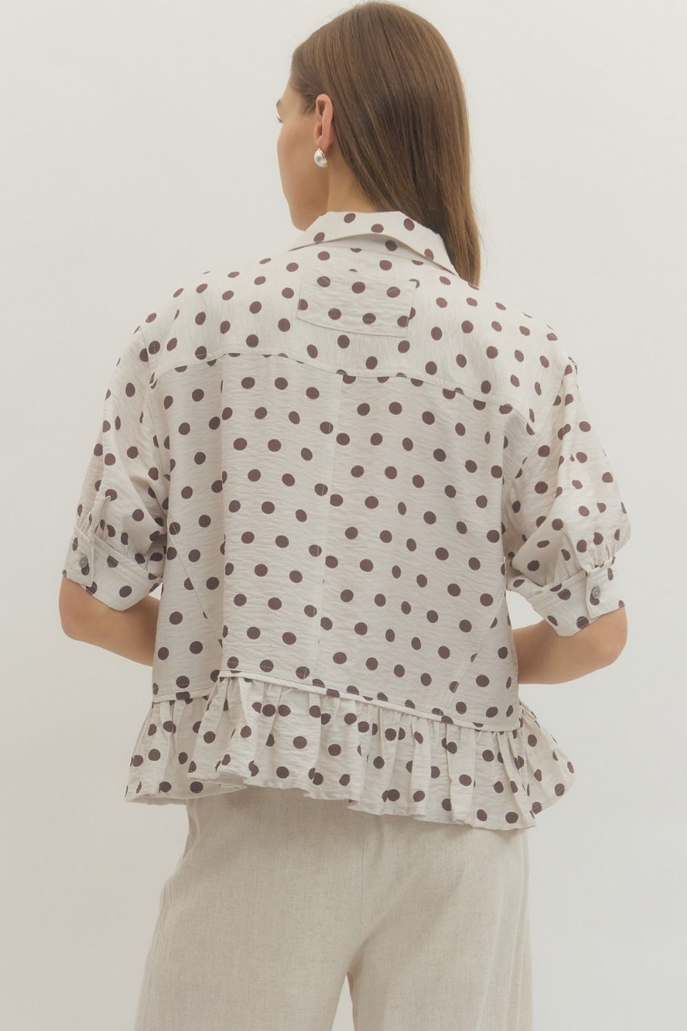 Dot About It Blouse By Entro