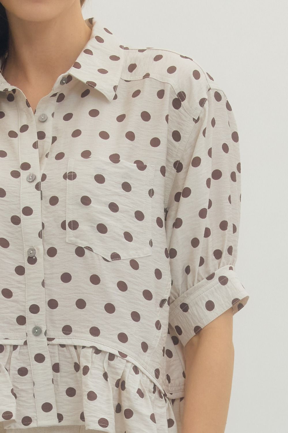 Dot About It Blouse By Entro