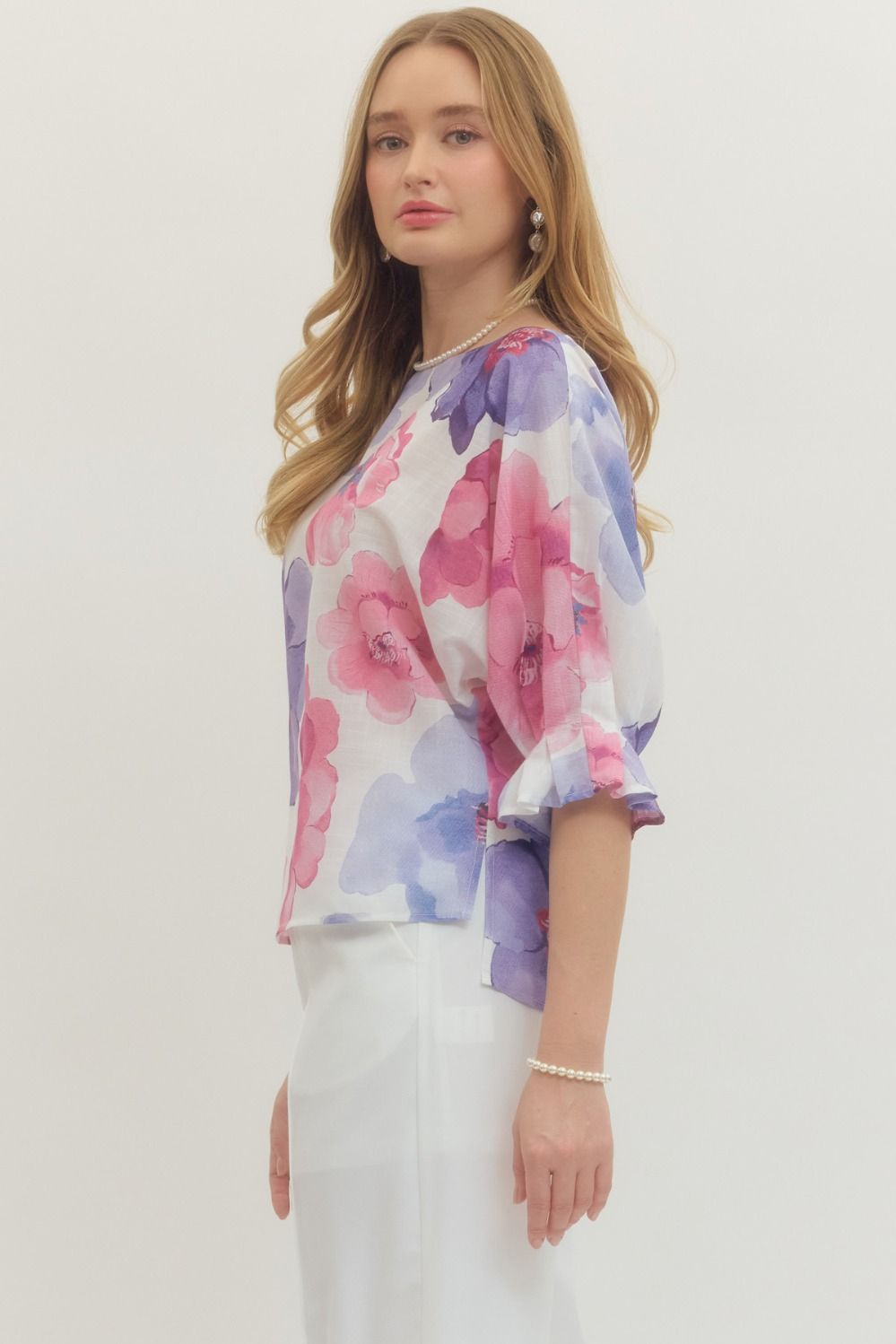 Blooming Daydream Floral Top By Entro