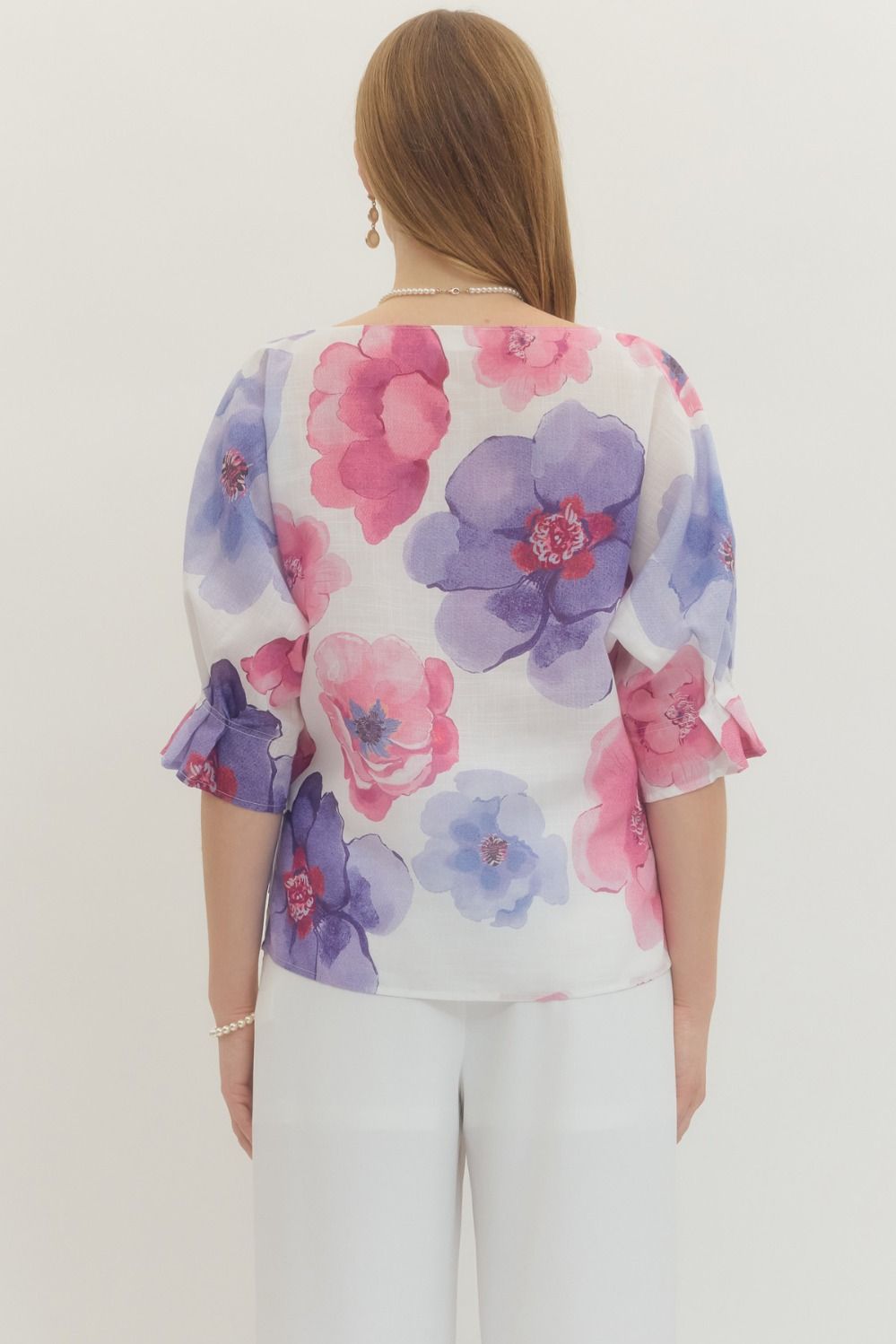 Blooming Daydream Floral Top By Entro