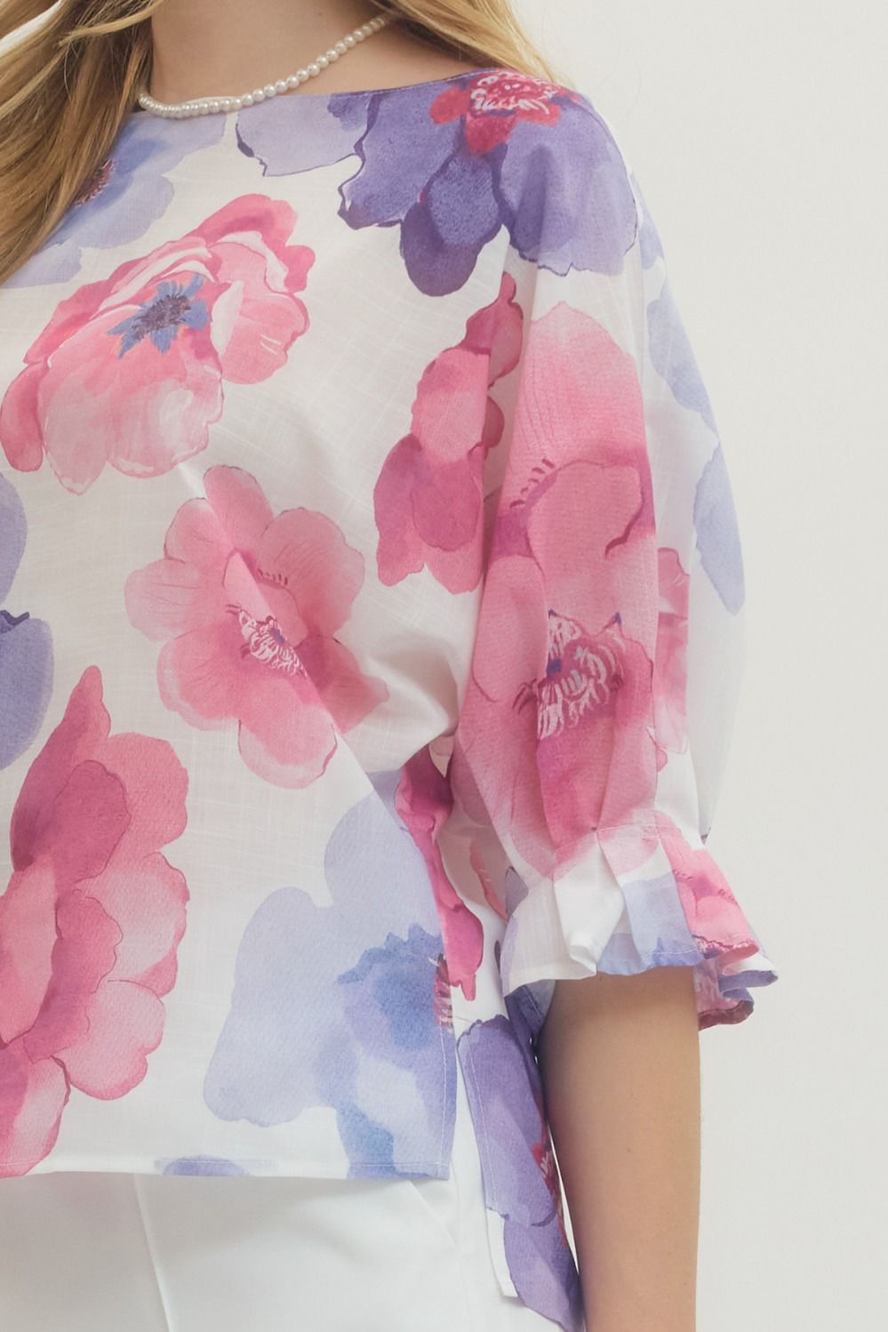 Blooming Daydream Floral Top By Entro