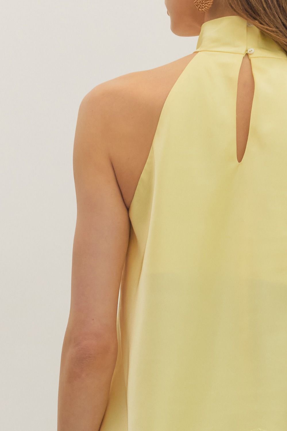 Lace Whisper High Neck Top By Entro