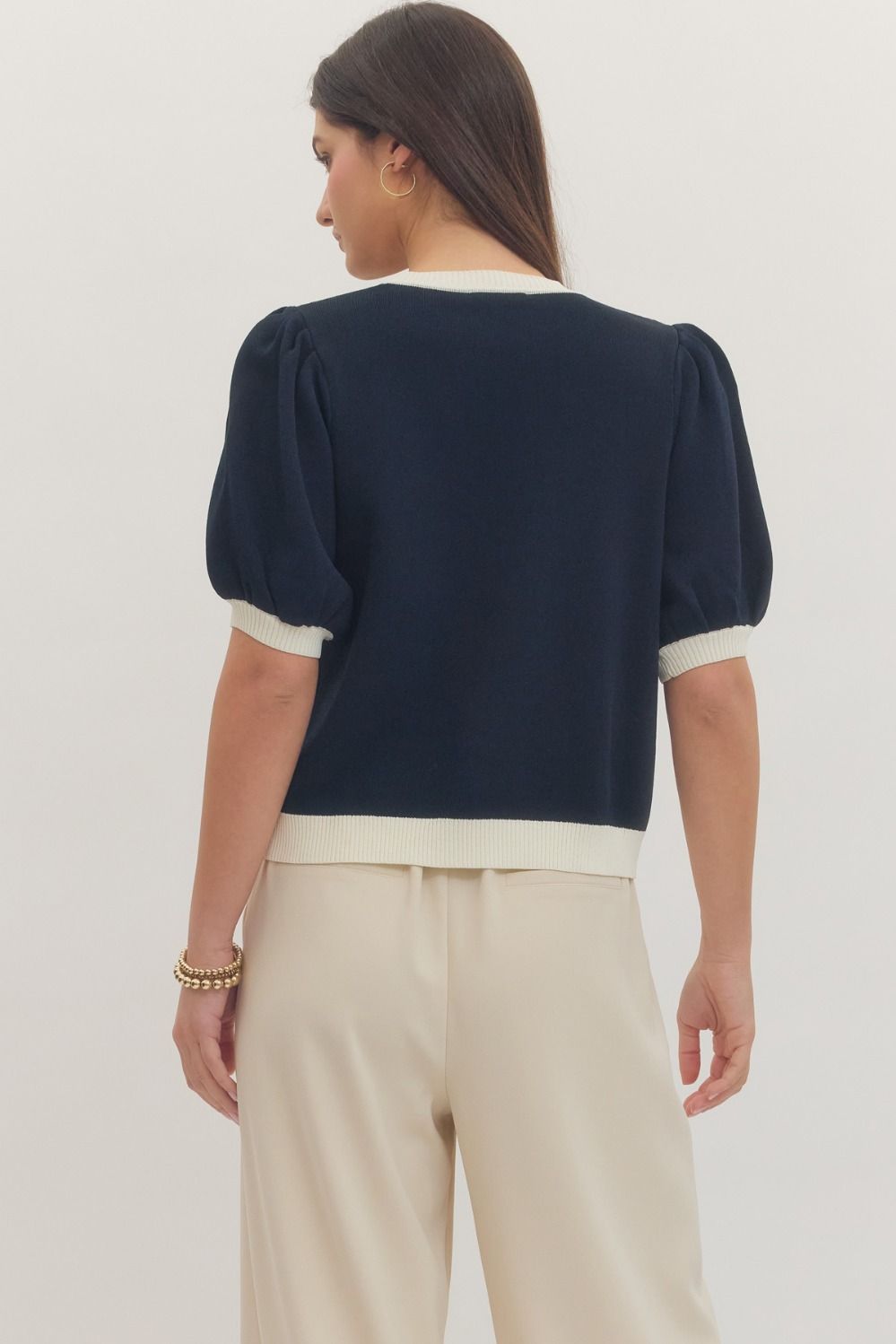 Hampton Heiress Knit Top By Entro