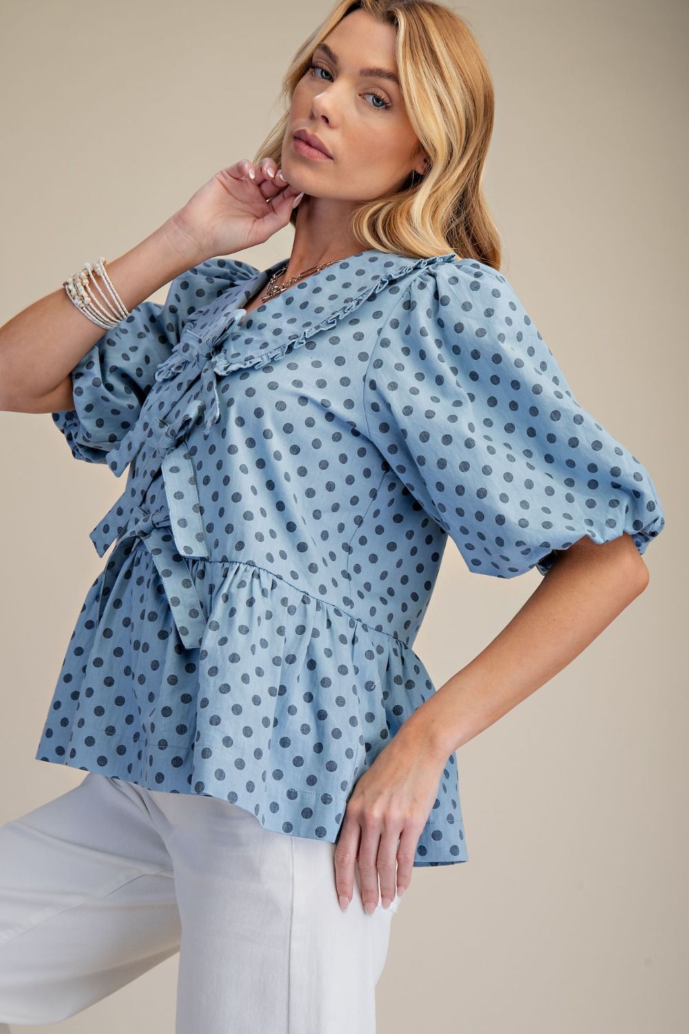 Darling Bubble Sleeve Top