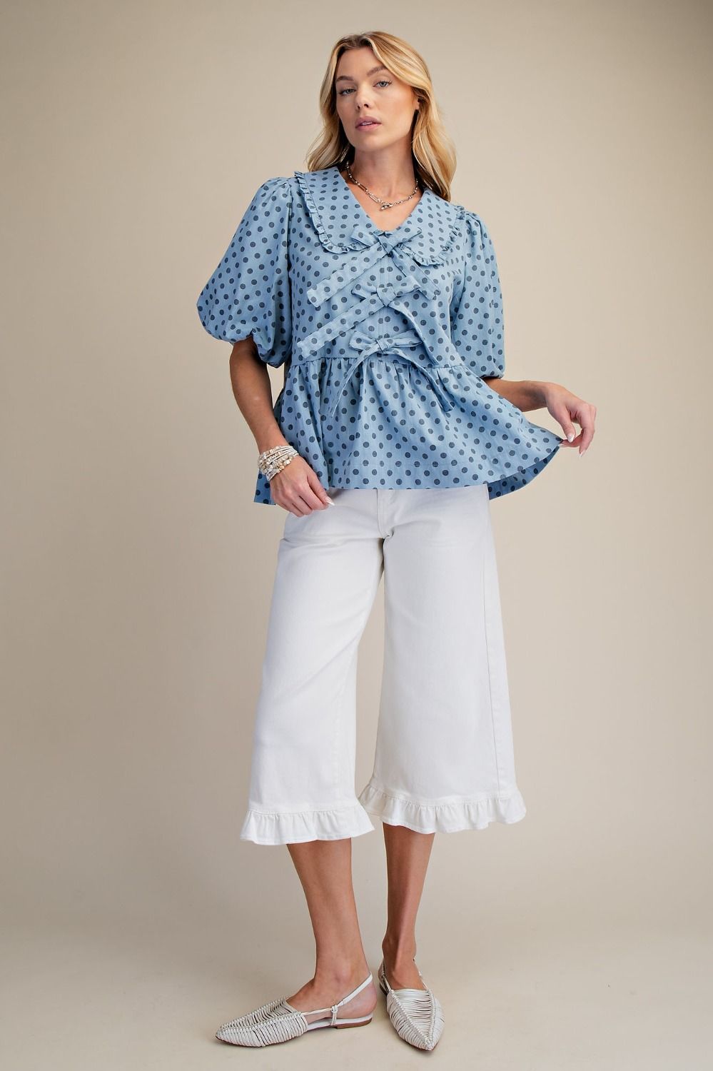 Darling Bubble Sleeve Top