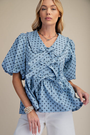 Darling Bubble Sleeve Top