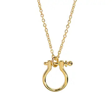 Gold-Tone Toggle Pendant Necklace