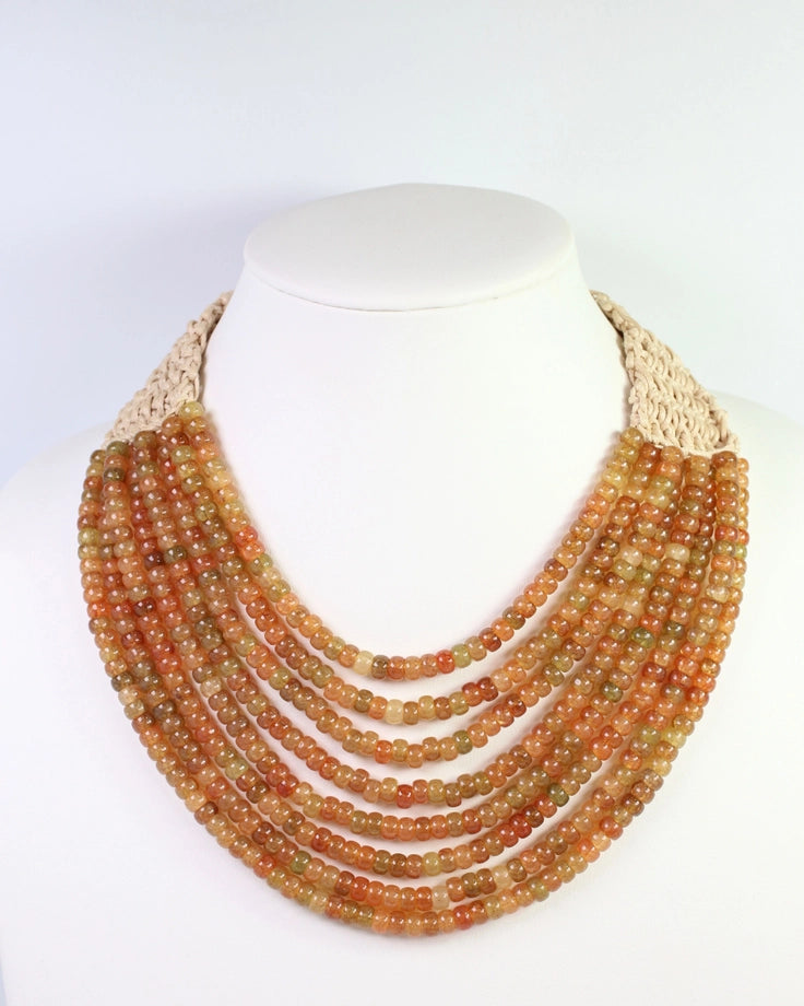 Ironwood Multi Layered Beaded Necklace By Caroline Hill