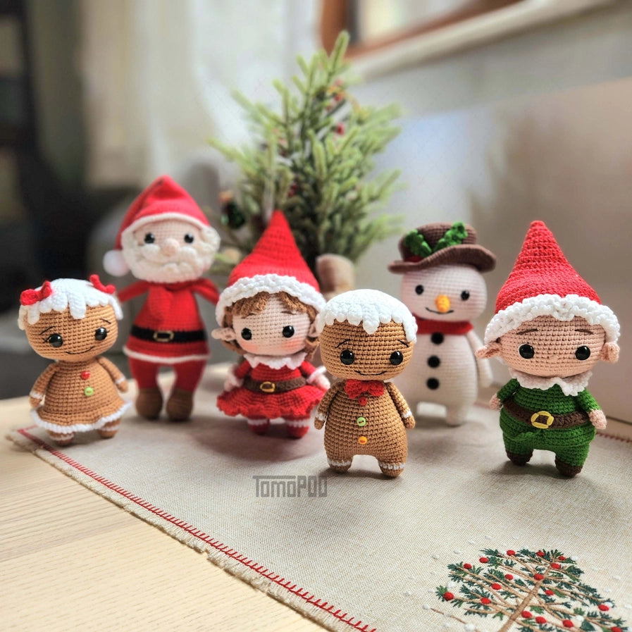 Christmas Amigurumi, Crochet Plushies