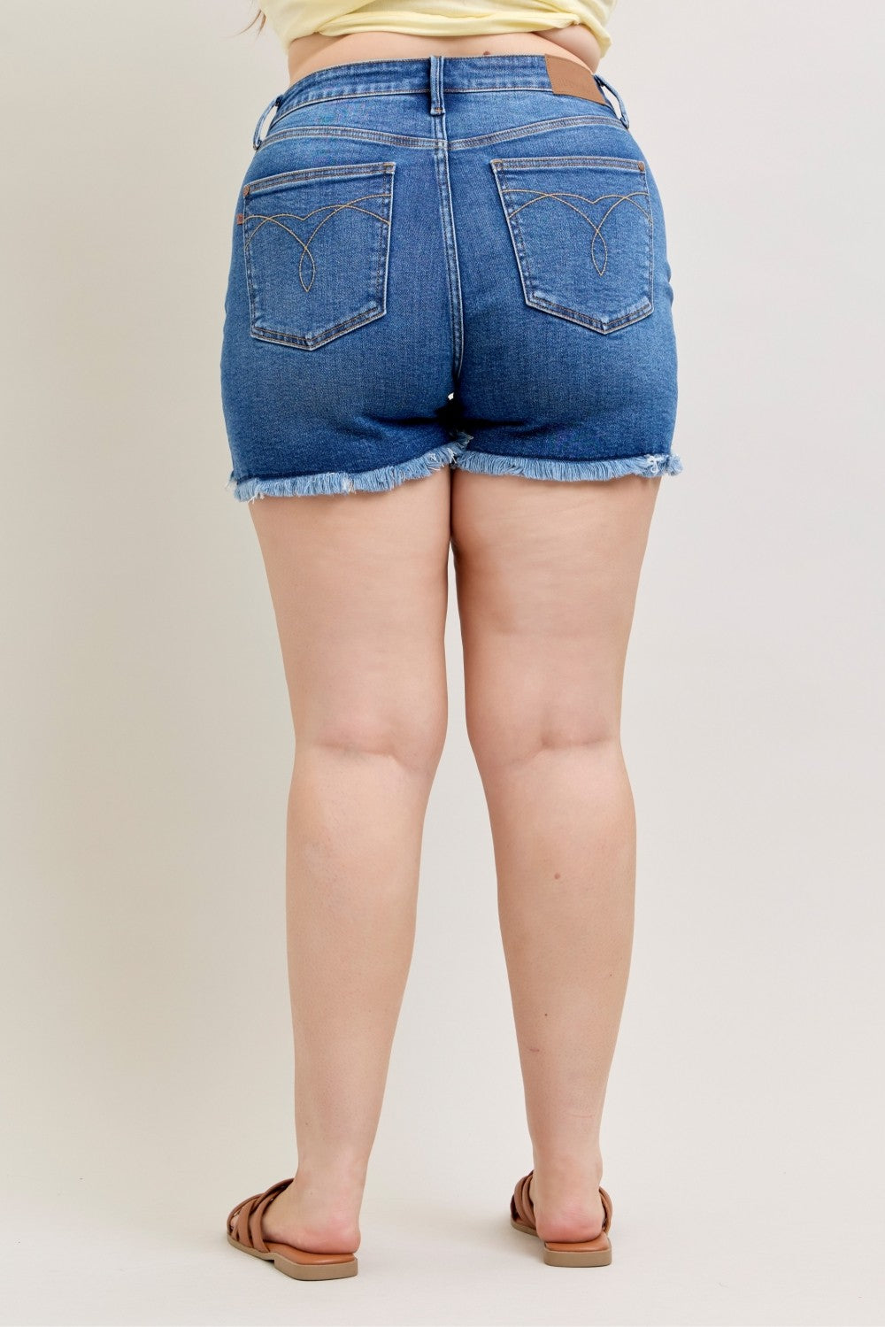 152105 The Sweet Escape Denim Shorts By Judy Blue FULL RUN