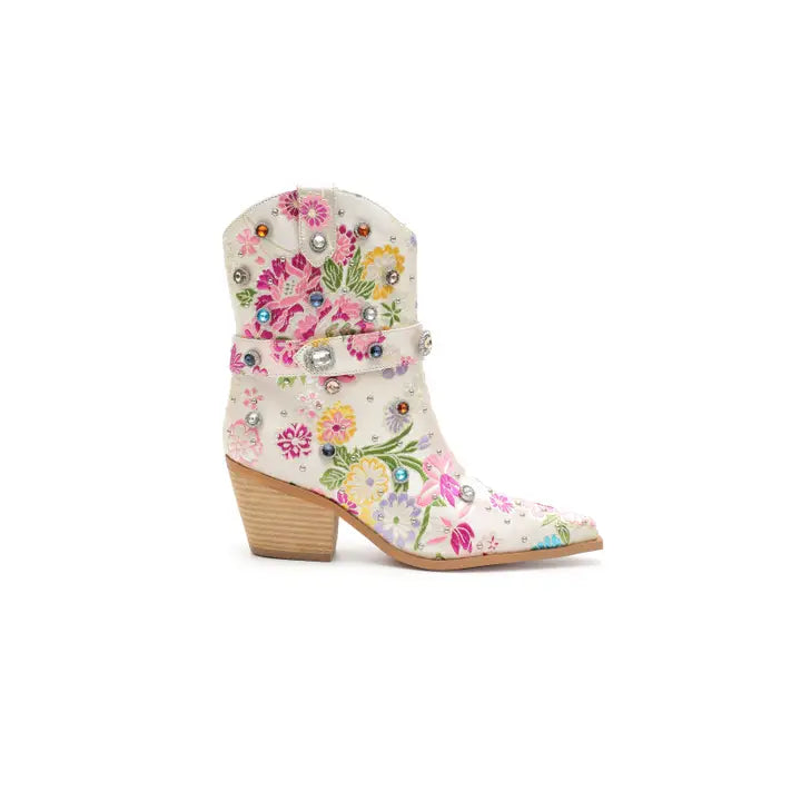 Florence Floral Vintage Style Cowgirl Boot By MI.IM