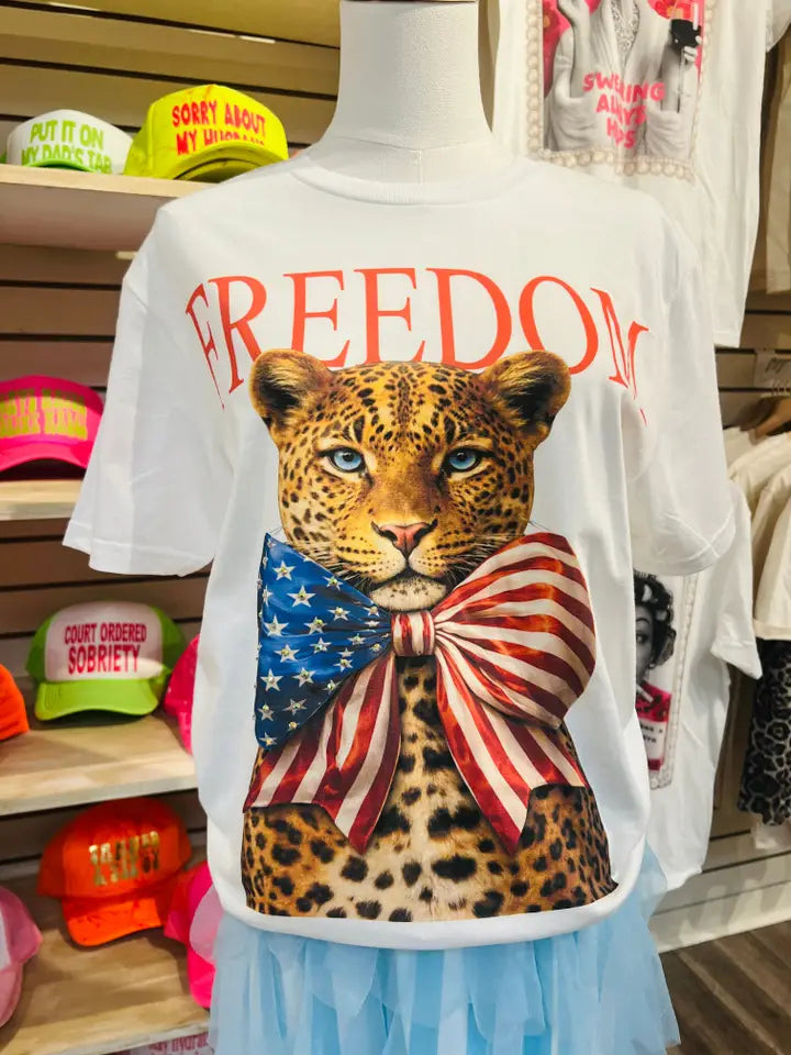 Freedom Fierce Leopard Tee By Keep it Gypsy