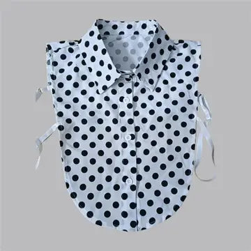 Diamond Studded Detachable Shirt Collar By Sheer Trend