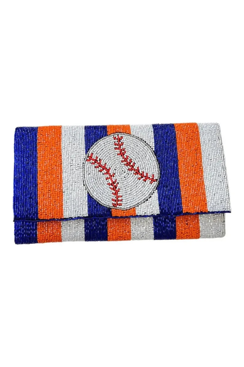 Houston beaded baseball bag