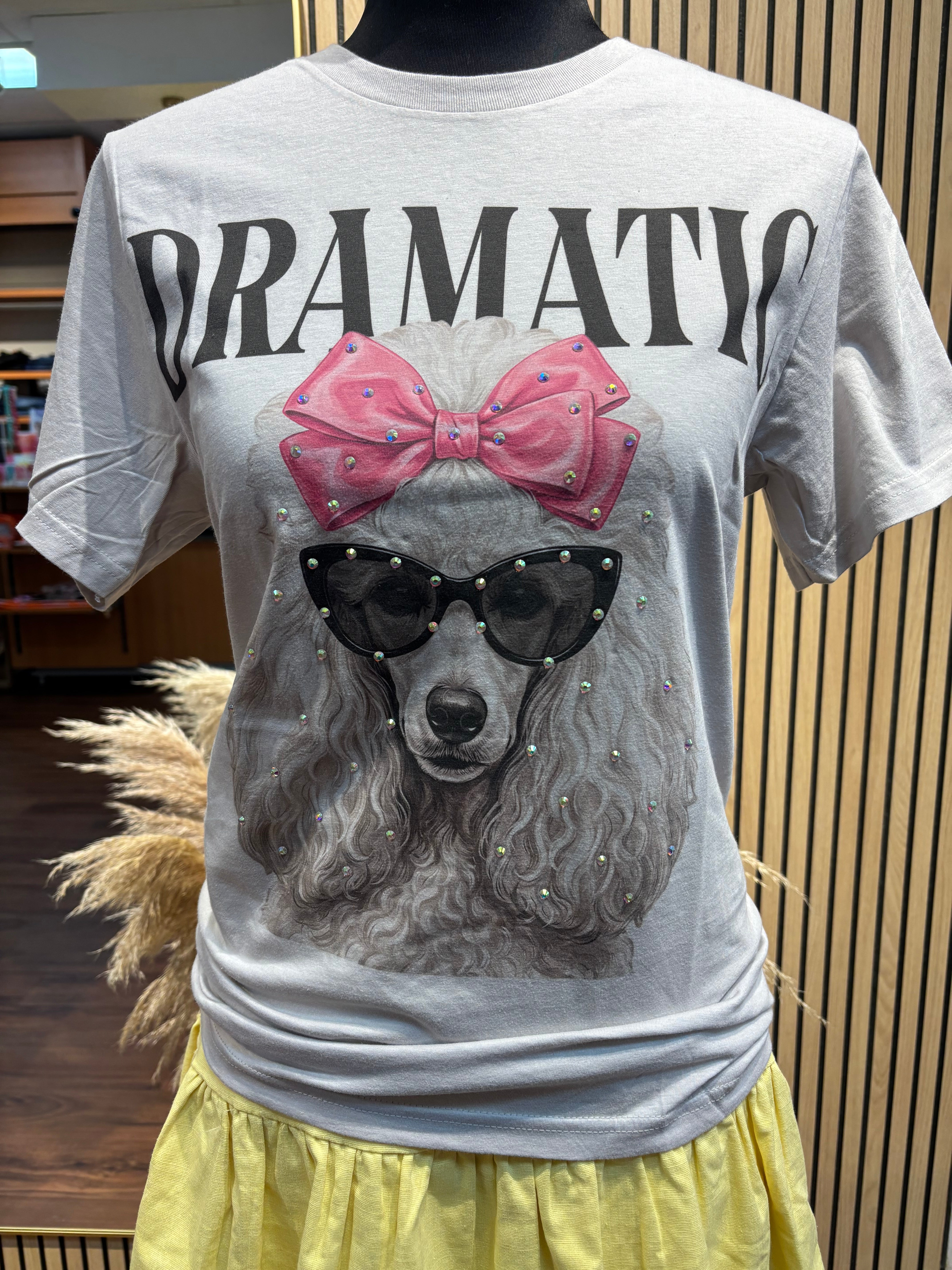 Drama Queen Poodle Graphic Tee