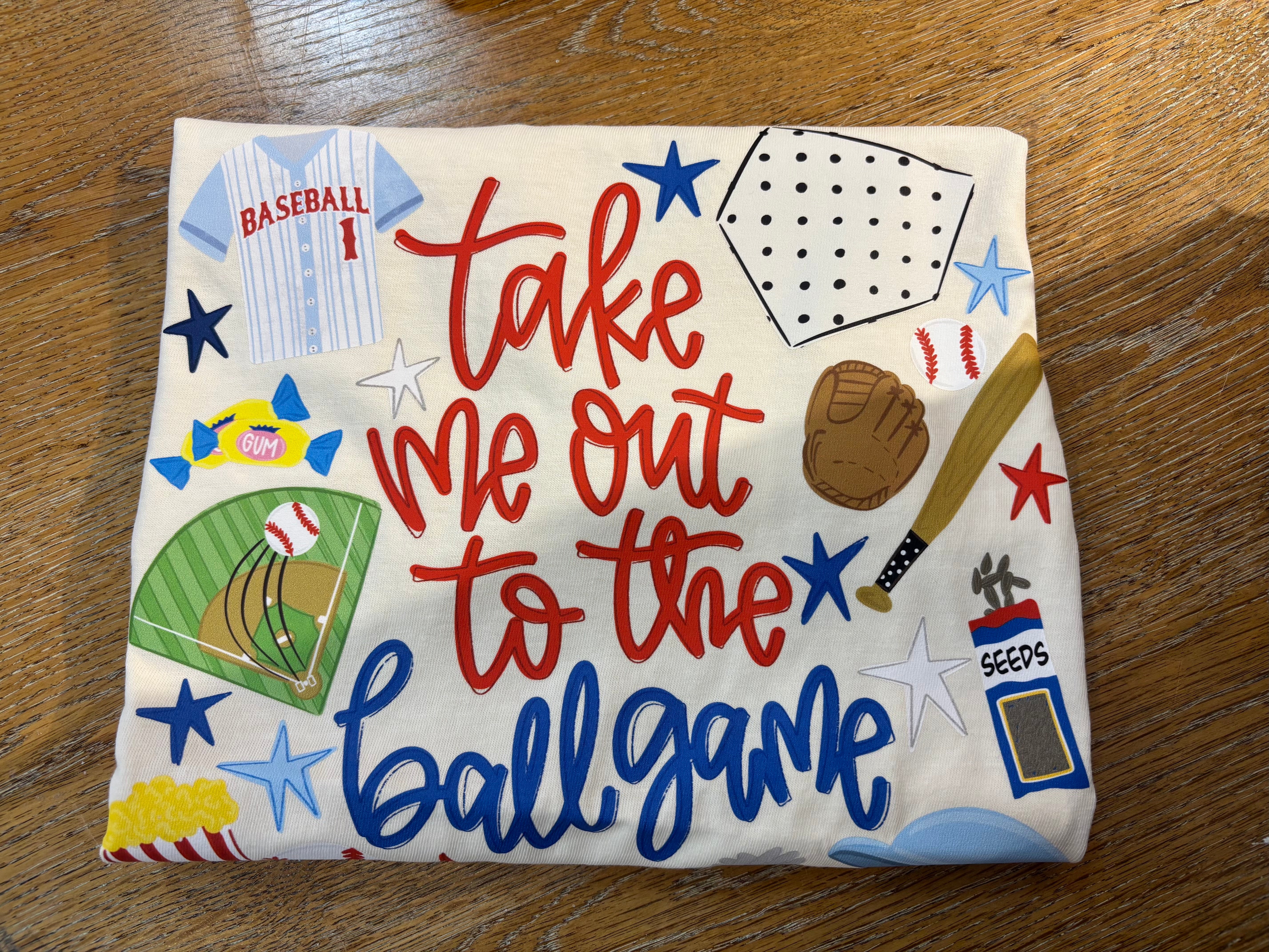 Take Me Out to the Ballgame Comfort Colors Tee