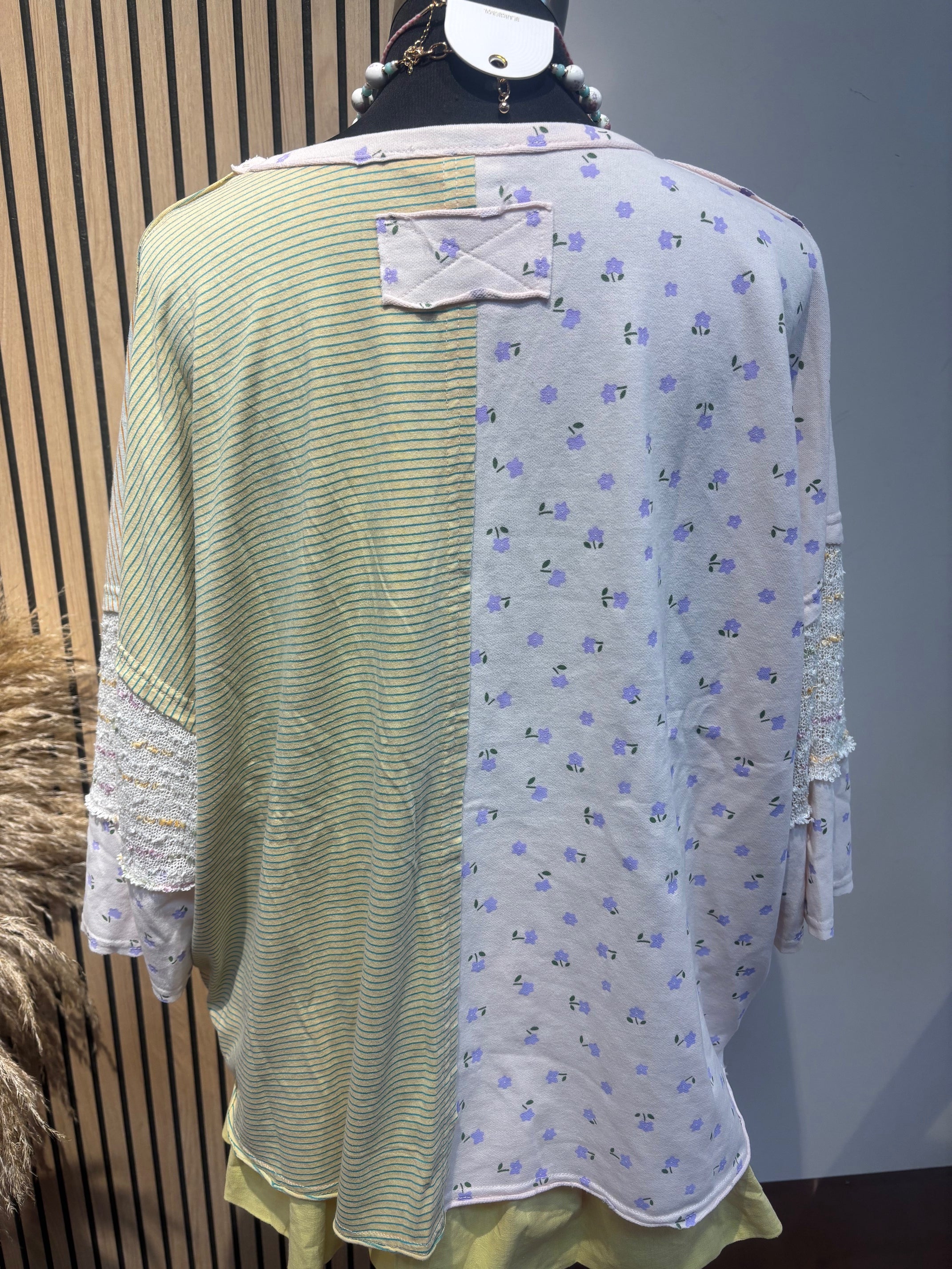 Meadow Bloom Patchwork Top By Easel