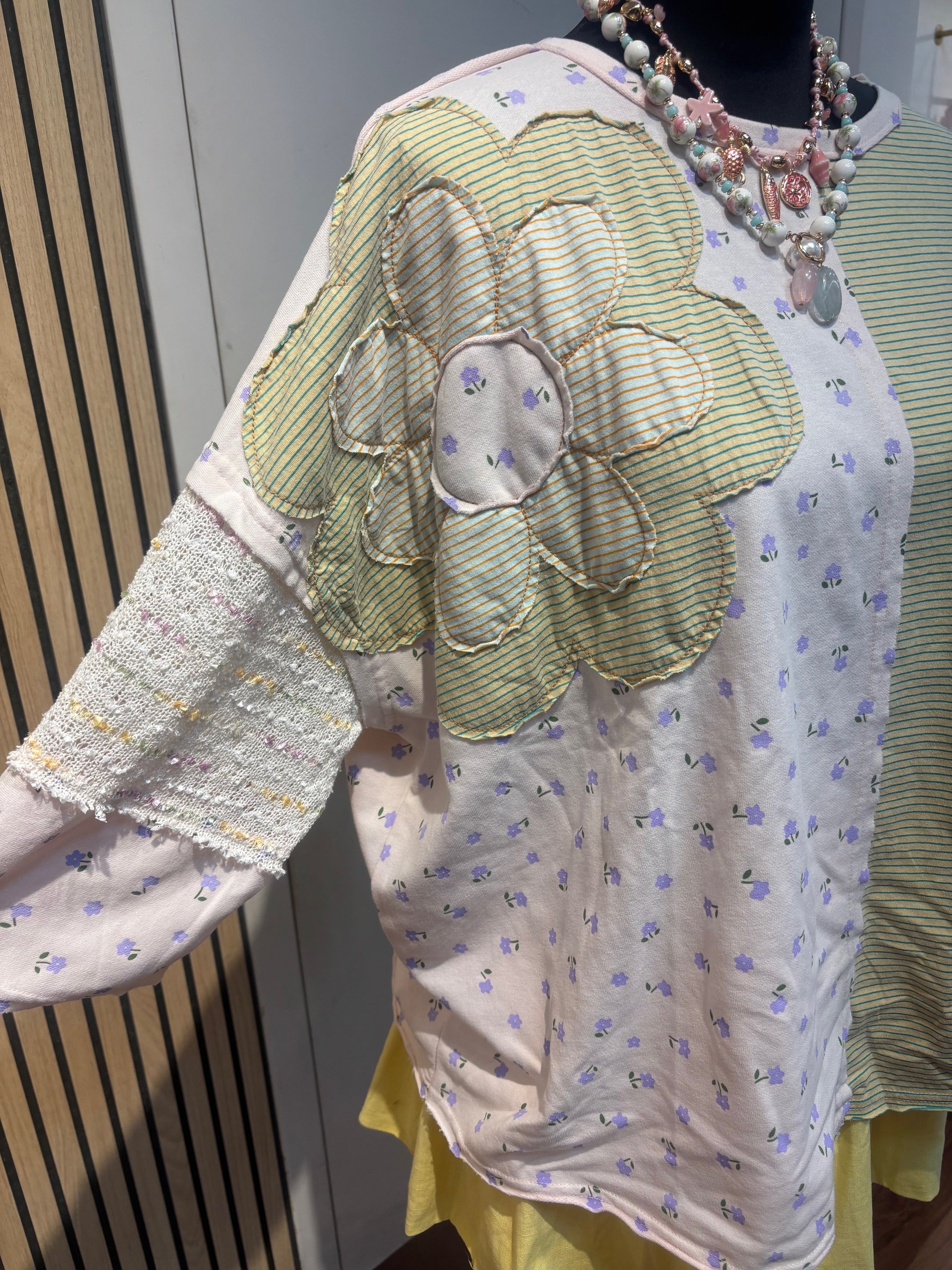 Meadow Bloom Patchwork Top By Easel