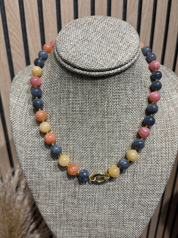 WAFA Magnetic Medium Beaded Charm Necklace