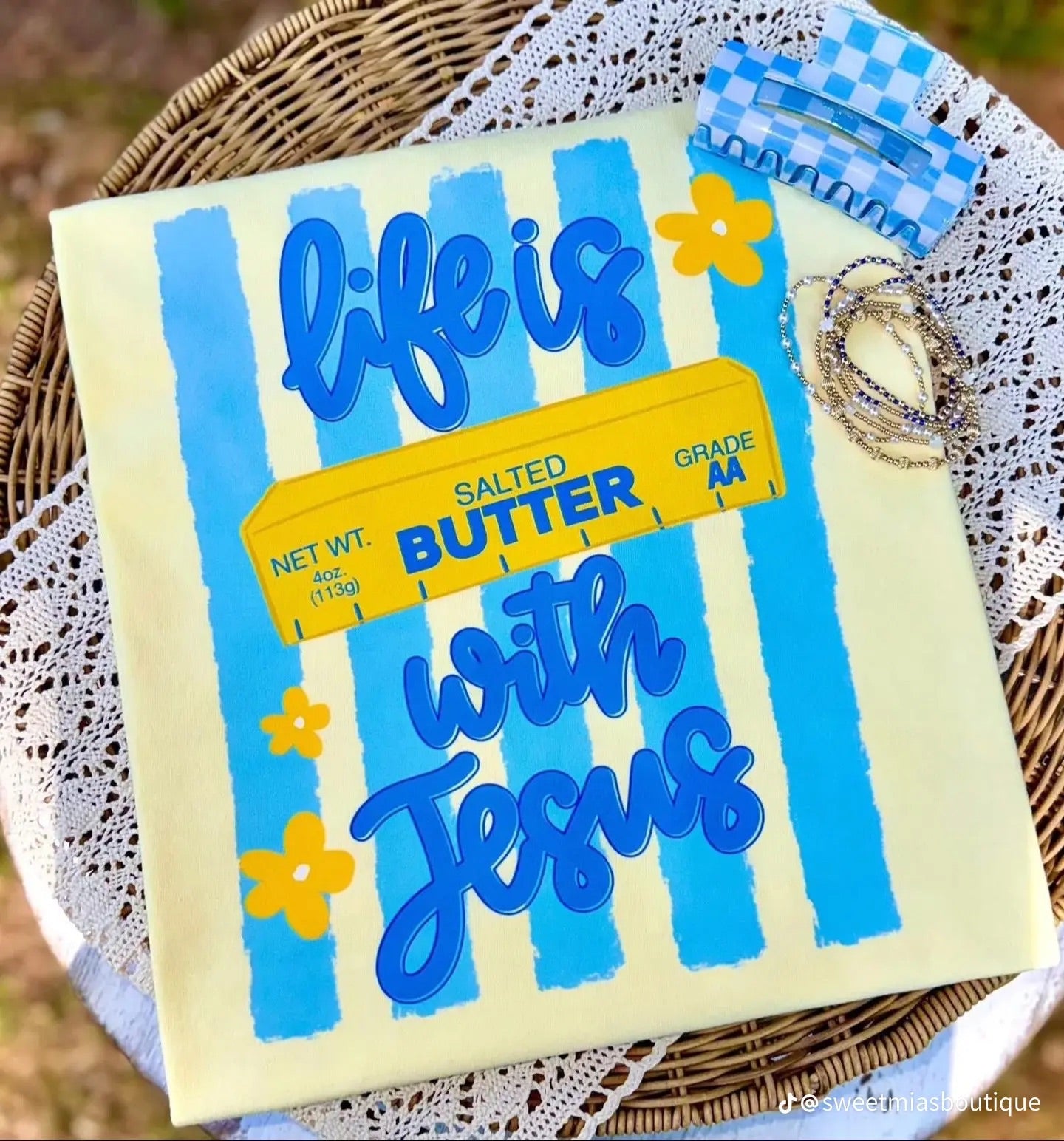 Life Is Better With Jesus Comfort Colors Tee