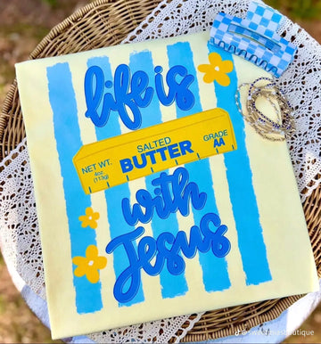 Life Is Better With Jesus Comfort Colors Tee