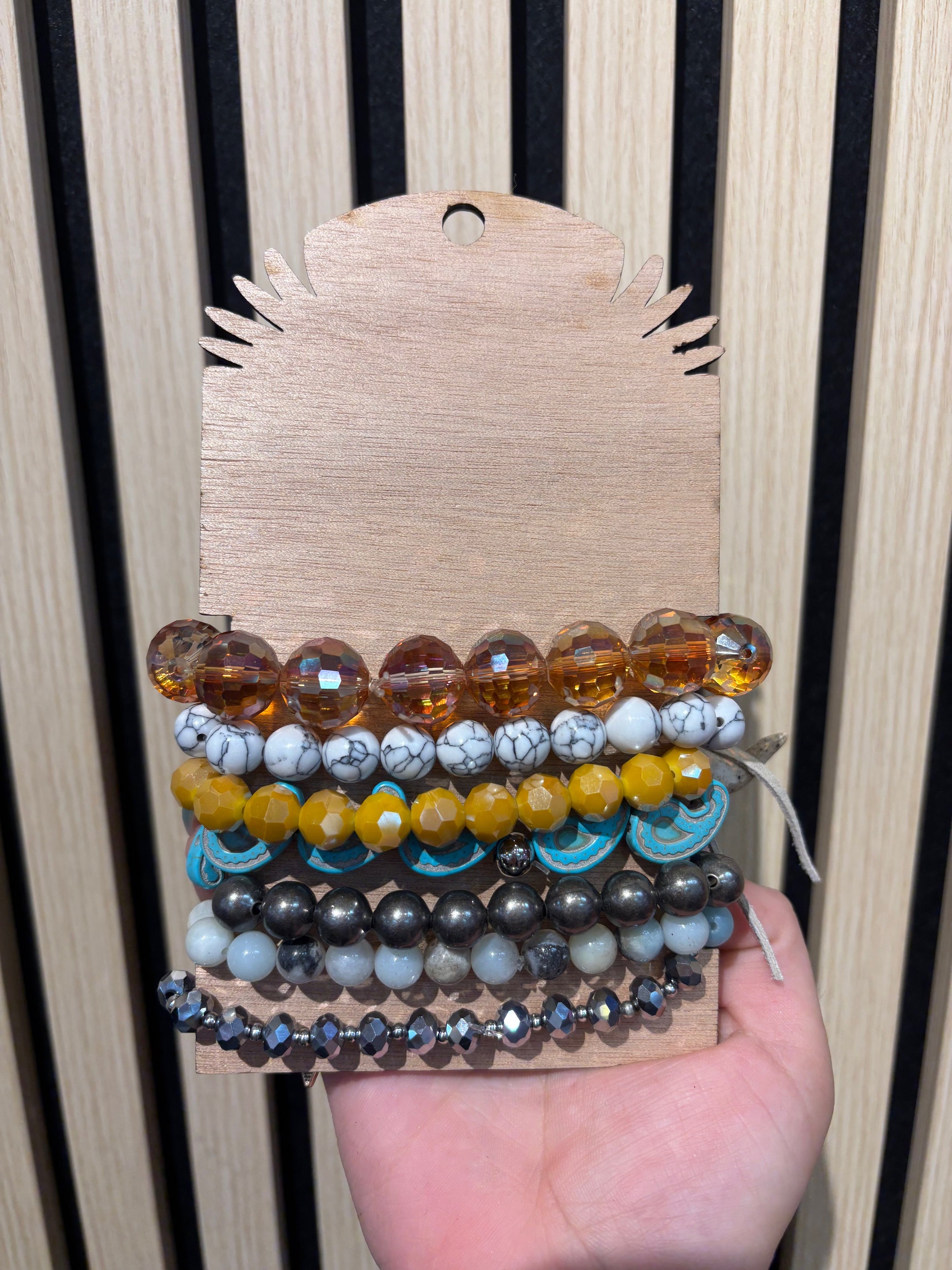 Rustic Prairie Charm Bracelet Stack
