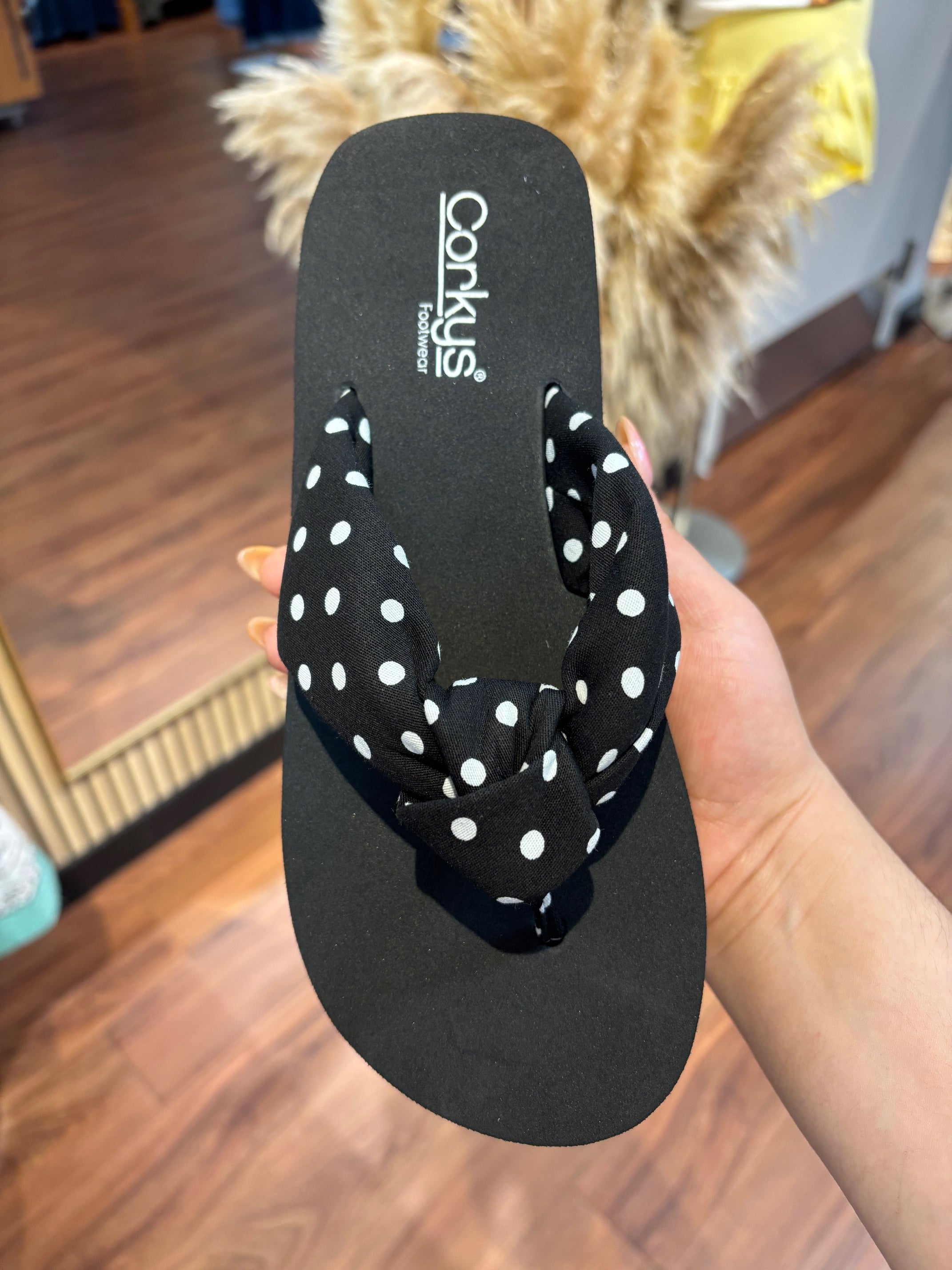 You Go Girl Black White Polka Dots By Corkys