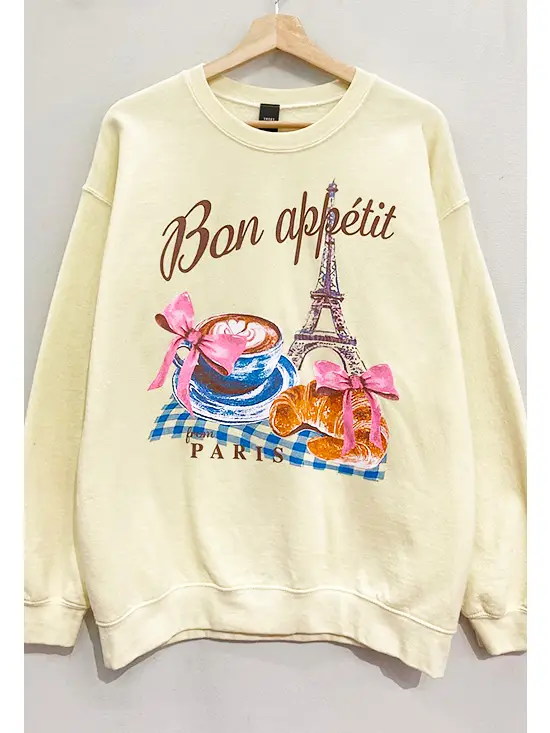 Bon Appetit Paris Sweatshirt