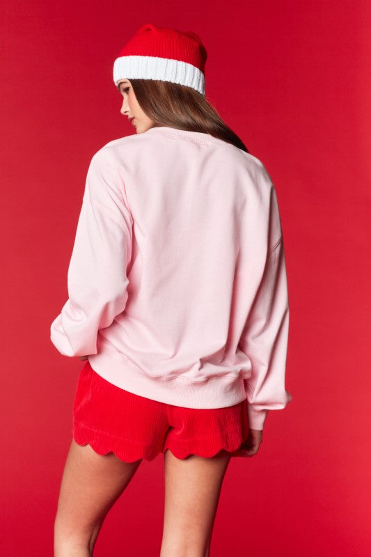 Vibrant Nutcracker Sequin Holiday Sweatshirt By RareRaw