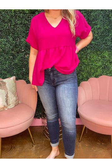 Judy blue Mid Rise Cuffed Slim Jean