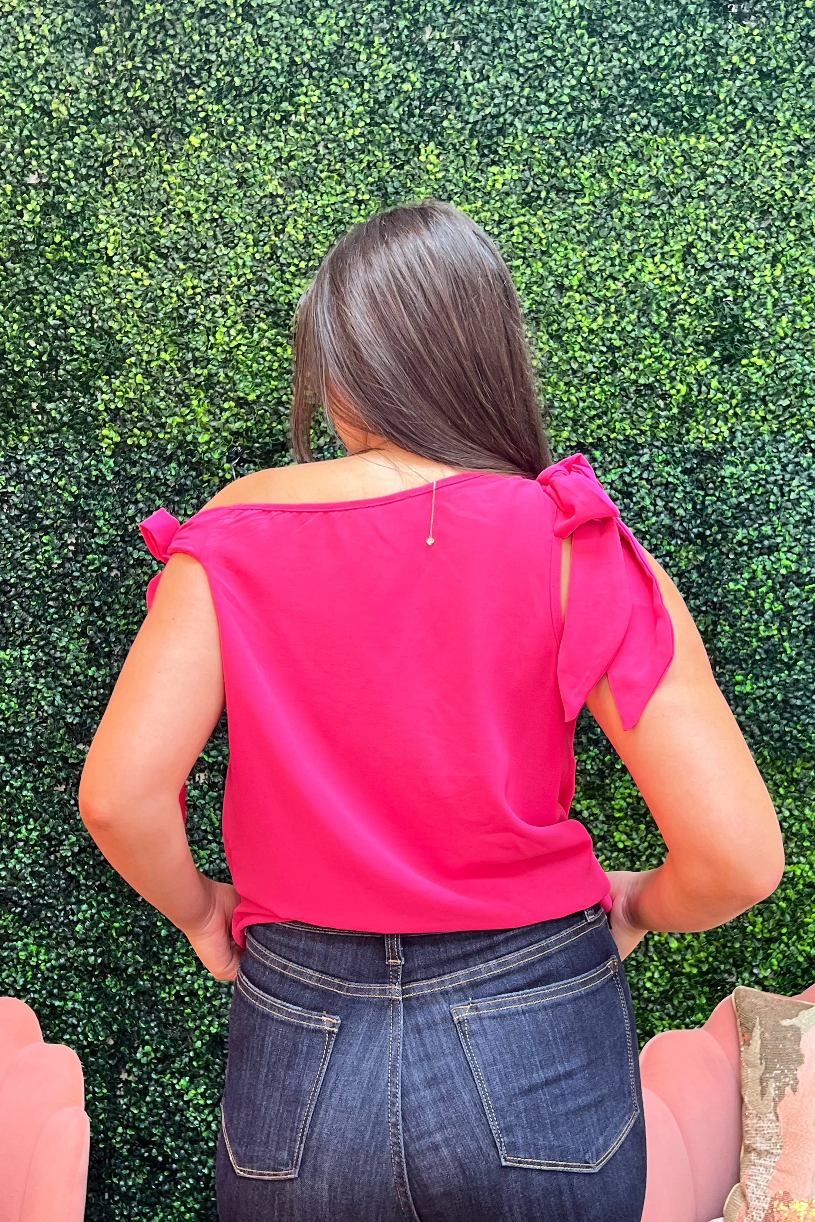 Neck Knot Side Blouse